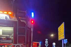 Freiwillige Feuerwehr Horn-Bad Meinberg: FW Horn-Bad Meinberg: Zugunfall mit Personenschaden bestätigt sich nicht - Rehbock tödlich verletzt