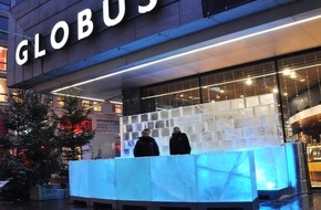Magazine zum Globus AG: Die ABSOLUT ICEBAR®  beim Globus Zürich Bahnhofstrasse  Pressemitteilung zur sofortigen Veröffentlichung:
