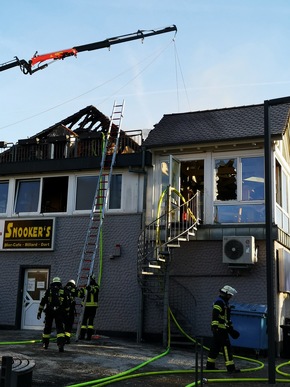 KFV Sigmaringen: Einsatzstelle: Offener Dachstuhlbrand am Boulay-Platz in Mengen 01.01.2026