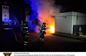 Feuerwehr München: FW-M: Feuer in Lagerraum einer Malerei (Sendling-Westpark)