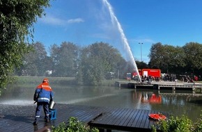 Freiwillige Feuerwehr H&uuml;nxe: FW H&uuml;nxe: Kreiszeltlager der Jugendfeuerwehren in Sonsbeck