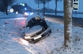Polizei Paderborn: POL-PB: Wenig Unfälle bei kreisweitem Wintereinbruch
