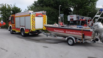 Feuerwehr Gelsenkirchen: FW-GE: Leblose Person treibt auf dem Rhein-Herne-Kanal