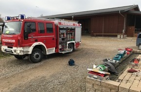 Feuerwehr Attendorn: FW-OE: Kuh aus Notlage befreit