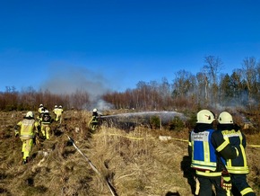 FW-MK: Erster Waldbrand des Jahres