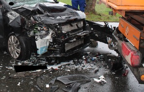 Polizei Minden-Lübbecke: POL-MI: Zwei Verletzte nach Unfall auf der Eichholzer Straße