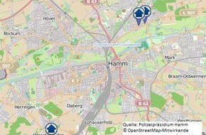 Polizeipräsidium Hamm: POL-HAM: Wohnungseinbruchs-Radar für die Woche vom 18.06. bis zum 24.06.18