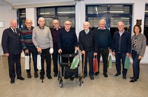 Freiwillige Feuerwehr der Stadt Goch: Feuerwehr Goch: Ehrenabteilung traf sich zur Adventsfeier