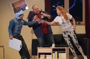 SAT.1: Susan Sideropoulos und Oliver Wnuk gehen steil: "Jetzt wird's schräg" in SAT.1 am 18. Juli 2014 (FOTO)