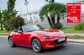 Mazda: Mazda MX-5 siegt bei Wahl der "Best Cars 2016"