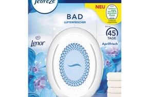 Procter & Gamble GmbH: Neu von Febreze: Badezimmer-Frische auf den ersten Klick - Febreze Bad ist der erste Lufterfrischer, der schlechte Gerüche von textilen Oberflächen entfernt
