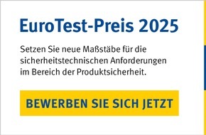 BG BAU Berufsgenossenschaft der Bauwirtschaft: BG BAU startet Bewerbungsverfahren zum EuroTest-Preis 2025