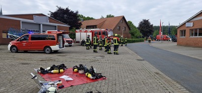 Kreisfeuerwehr Rotenburg (Wümme): FW-ROW: Unklarer Gasgeruch in Kuhstedt - ABC-Erkunder im Einsatz