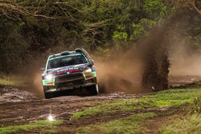 Safari-Rallye Kenia: Härtester WM-Lauf des Jahres endet mit dreifachem Skoda Erfolg in der WRC2-Kategorie