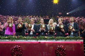 ZDF: Aktualisierte Fassung mit Foto!/  2,3 Millionen Euro für "Misereor" und "Brot für die Welt" Erfolgreiche ZDF-Spendengala mit Carmen Nebel (FOTO)