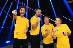 SAT.1: Ein Olympiasieger, eine Weltmeisterin, ein Europameister, fünf Deutsche Meister und die besten Parkourer jagen Luke Mockridge in seiner neuen Show "CATCH! Der große SAT.1 Fang-Freitag"