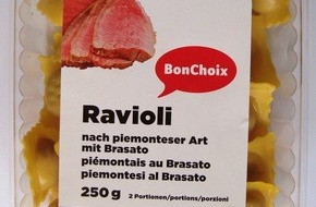 Manor AG: Manor retire de la vente les «raviolis piémontais au Brasato» de la marque BonChoix (IMAGE)