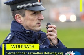 Polizei Mettmann: POL-ME: Verdacht der sexuellen Bel&auml;stigung: Polizei fasst 74-j&auml;hrigen W&uuml;lfrather - 2601078