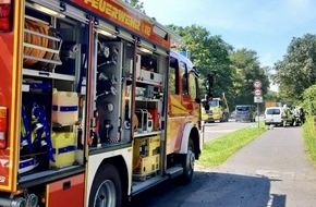 Freiwillige Feuerwehr Hünxe: FW Hünxe: Verkehrsunfall zwischen Pkw und Lkw