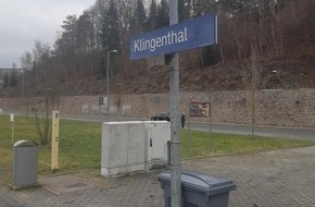Bundespolizeiinspektion Klingenthal: BPOLI KLT: Bahnhofsuhr beschädigt - Bundespolizei sucht weitere Zeugen