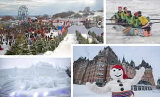 Bonjour Québec: Winterkarneval in Québec feiert 70-jähriges Jubiläum - 18 Tage Winterspaß und sportliche Events