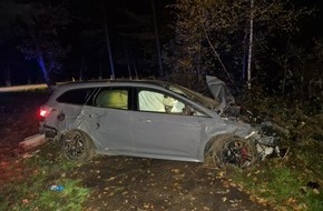 Polizeiinspektion Celle: POL-CE: Verkehrsunfall unter Einfluss alkoholischer Getränke mit leichtverletztem Verkehrsteilnehmer