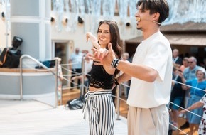 AIDA Cruises: AIDA Pressemeldung: Themenkreuzfahrt „AIDA tanzt“ 2026 - Gäste trainieren mit prominenten Let‘s Dance Stars
