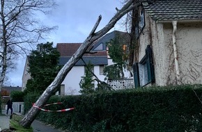 Feuerwehr Bochum: FW-BO: Sturmtief "Sabine": Führungsstab der Feuerwehr Bochum zieht erste Zwischenbilanz