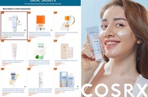COSRX: Die &bdquo;COSRX Ultra-Light Invisible Sunscreen" erobert nach ihrem Erfolg in Gro&szlig;britannien den ersten Platz bei Amazon Deutschland und treibt damit den K-Beauty-Boom in ganz Europa voran