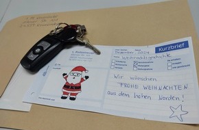 Polizeidirektion Neumünster: POL-NMS: 241220-1-pdnms Freund und Helfer auch bei kleinen Dingen