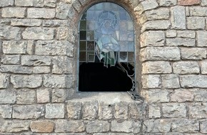 Polizeiinspektion Merzig: POL-MZG: Sachbesch&auml;digung an Kirche in Brotdorf