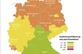 CRIF GmbH: Weniger Privatinsolvenzen in Deutschland (FOTO)