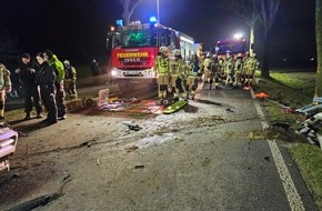 Feuerwehr Kleve: FW-KLE: Verkehrsunfall auf der Keekener Straße