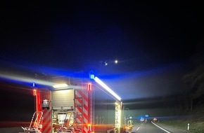 Feuerwehr Remscheid: FW-RS: Vollsperrung der BAB A1 Fahrtrichtung Köln