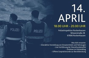 Polizeiinspektion Rockenhausen: POL-PIROK: "Blaulichtabend" der Polizeiinspektion Rockenhausen
