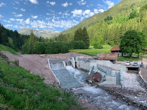 SAK Medienmitteilung: Feierliche Inbetriebnahme Wasserkraftwerk Schils