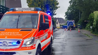 Feuerwehr Bergisch Gladbach: FW-GL: Dauerregen in Bergisch Gladbach: Feuerwehr und Abwasserwerk im verstärkten Einsatz