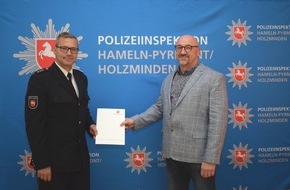 Polizeiinspektion Hameln-Pyrmont/Holzminden: POL-HM: Verabschiedung des Leiters des Zentralen Kriminaldienstes der Polizeiinspektion Hameln-Pyrmont/Holzminden POR Heimann