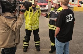 Kreisfeuerwehrverband Sigmaringen: KFV Sigmaringen: Brand auf dem Firmengel&auml;nde eines Entsorgungsfachbetriebes in Bad Saulgau