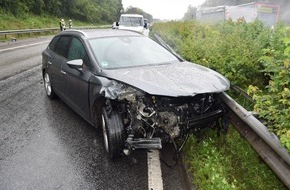 Polizeidirektion Kaiserslautern: POL-PDKL: Unfall durch Aquaplaning