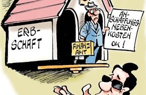 Bundesgeschäftsstelle Landesbausparkassen (LBS): (K)eine Frage des Geldes / Anschaffungsnebenkosten auch bei unentgeltlichem Erwerb (BILD)