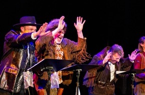 Highlight-Concerts GmbH: Karl May ohne Pferde und gro&szlig;er Kulisse: Der Wilde Westen entsteht live im Kopf / Old Shatterhand unter Kojoten geht mit Hardy Kr&uuml;ger Jr., Luna Schweiger und Volker Zack auf Deutschlandtournee
