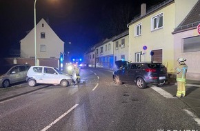 Polizeipräsidium Westpfalz: POL-PPWP: Frontalzusammenstoß endet mit Verletzten
