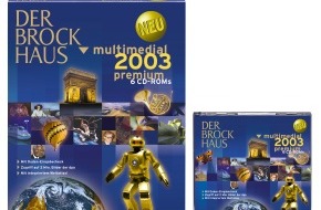 Bibliographisches Institut & F.A. Brockh: Nach mehreren Testsiegen auch "Produkt des Jahres" der "PC-Magazin"-Leser: der "Brockhaus multimedial 2003"