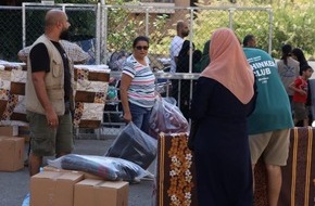 Johanniter Unfall Hilfe e.V.: Libanon: Nothilfe für Vertriebene aus der Grenzregion zu Israel / Infolge der Kämpfe in der Region sind zehntausende Menschen geflohen / Die Johanniter unterstützen mit Hilfsgütern und Nahrungsmitteln