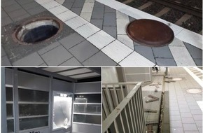 Bundespolizeidirektion Sankt Augustin: BPOL NRW: 18-Jähriger randaliert am Bahnhof Oberhausen-Holten - Bundespolizei leitet Strafverfahren ein