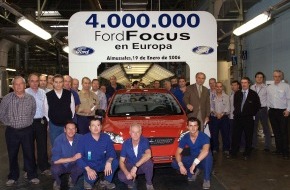 Ford-Werke GmbH: Vier Millionen Ford Focus in Europa produziert