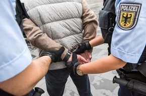 Bundespolizeidirektion Sankt Augustin: BPOL NRW: Bundespolizei verhaftet gesuchten Straftäter
