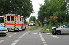 Polizeiinspektion Oldenburg-Stadt / Ammerland: POL-OL: Pressemitteilung der Polizei Westerstede - Verkehrsunfall mit vier Verletzten in Gießelhorst