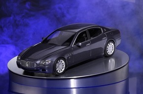 Mattel GmbH: MATTEL und Maserati leiten mit der gleichzeitigen Einführung des Quattroporte und seines HOT WHEELS Pendants für Sammler ein neues Zeitalter des Luxus ein